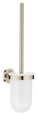 Ершик для унитаза Grohe Essentials (40374BE1) в комплекте с колбой, никель глянцевый