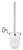 Ершик для унитаза Grohe Authentic (40658001) подвесной, в комплекте со стеклянной колбой, хром