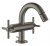 Смеситель Grohe Atrio New Classic (24027AL3) для биде, M-Size, со сливным гарнитуром, темный графит, матовый