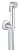 Гигиенический гарнитур Grohe Tempesta-F Trigger Spray (26358000) без смесителя, лейка, пласт. шланг 100 см, держатель с нажимным запорным вентилем, хром