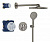 Grohtherm SmartControl Concealed shower system with Rainshower SmartActive 310