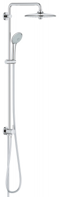 Душевая стойка без смесителя, Grohe Euphoria 260 (27421002) верхний душ 260 мм, кронштейн 450 мм, хром
