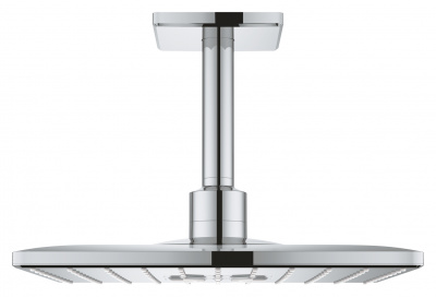 Верхний душ с потолочным кронштейном Grohe Rainshower 310 SmartActive Cube (26481000) квадратный, 310х310 мм, для механизма 26483/26484, хром