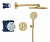 Grohtherm SmartControl Concealed shower system with Rainshower SmartActive 310