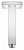 Держатель верхнего душа Grohe Rainshower (27711000) длина 154 мм, потолочный, металлический, хром
