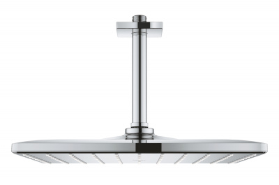 Верхний душ Grohe Rainshower 310 Mono Cube (26565000) 310х310 мм, 1 режим струи, с потолочным кронштейном 142 мм, хром