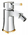 Смеситель Grohe Grandera (23315IG0) для биде, со сливным гарнитуром, хром с золотом