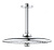 Верхний душ Grohe Euphoria 260 (26461000) с потолочным кронштейном 142 мм, круглый, 260 мм, 3 режима, 9,5 л/мин, хром