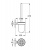 Ершик для унитаза Grohe Essentials Cube (40513001) с настенным держателем, хром