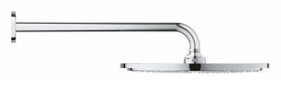 Верхний душ с настенным кронштейном Grohe Rainshower Cosmopolitan 310 (26066000) круглый, диаметр 310 мм, хром