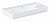 Раковина накладная Grohe Cube Ceramic PureGuard (3947500H) 100х49 см, с гигиеническим покрытием, с 1-м отверстием для смесителя по центру