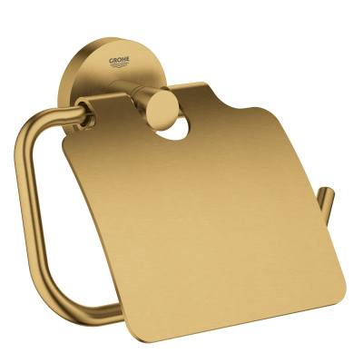 Держатель туалетной бумаги Grohe Essentials (40367GN1) с крышкой, прохладный рассвет, матовый