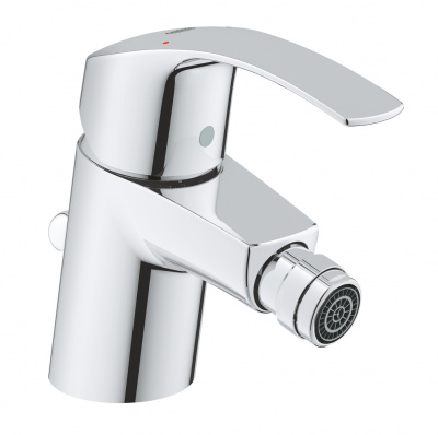 Смеситель Grohe Eurosmart new (23789002) для биде, со сливным гарнитуром, хром