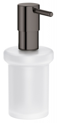Дозатор жидкого мыла Grohe Essentials (40394A01) без держателя, темный графит, глянцевый