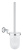 Ершик для унитаза Grohe Authentic (40658001) подвесной, в комплекте со стеклянной колбой, хром Ершик для унитаза Grohe Authentic (40658001) подвесной, в комплекте со стеклянной колбой, хром