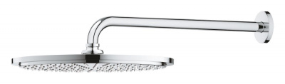 Верхний душ с настенным кронштейном Grohe Rainshower Cosmopolitan 310 (26066000) круглый, диаметр 310 мм, хром