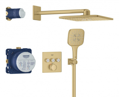 Grohtherm SmartControl Набор для душа скрытого монтажа с Rainshower SmartActive 310 Cube