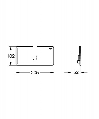 Полочка GROHE EasyReach
