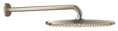 Верхний душ с настенным кронштейном Grohe Rainshower Cosmopolitan 310 (26066EN0) круглый, диаметр 310 мм, никель, матовый