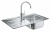 Мойка кухонная из нержавеющей стали с крылом Grohe K400 Concetto (31570SD0) 86х50 см, под тумбу 45 см, клапан-автомат, нержавеющая сталь Мойка кухонная из нержавеющей стали с крылом Grohe K400 Concetto (31570SD0) 86х50 см, под тумбу 45 см, клапан-автомат, нержавеющая сталь