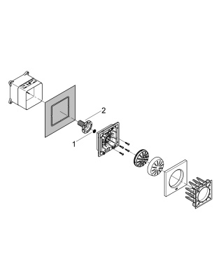 Боковой душ Grohe Rainshower F-Series 5" (27251000) 125 мм, хром