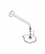 Верхний душ Grohe Power&Soul Cosmopolitan 190 (26172000) с настенным кронштейном 420 мм, диаметр 190 мм, хром