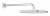 Верхний душ Grohe Tempesta 250 Cube (26687000) с кронштейном 38 см., хром