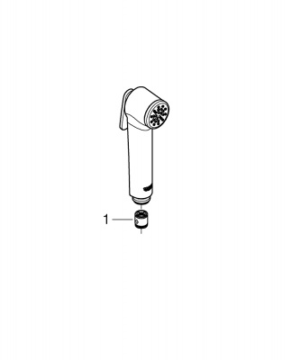 Гигиенический душ Grohe Tempesta-F (26506000), хром