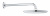 Верхний душ Grohe Tempesta 250 (26668000) с кронштейном 38 см., хром/белый