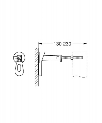 Крепежный комплект Grohe Rapid SL (3855800M) (настенные уголки - 2 шт.)
