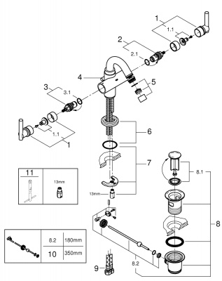 Смеситель Grohe Atrio (24026000) для биде
