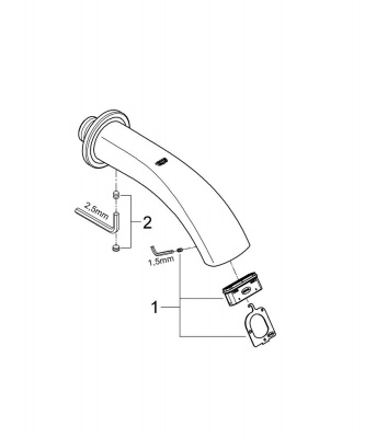 GROHE Ondus Излив для ванны