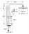 Душевая стойка Grohe New Tempesta System 210 (26381001) без смесителя, высота 74 см, верхний душ 210 мм, хром