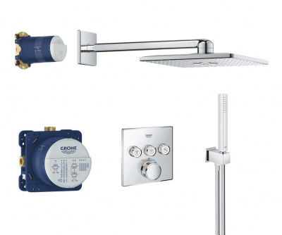 Grohtherm SmartControl Набор для комплектации душа с Rainshower SmartActive 310 Cube
