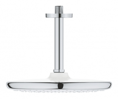 Верхний душ Grohe Tempesta 250 (26669000) с потолочным кронштейном, хром/белый