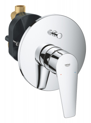 Встраиваемый смеситель Grohe BauEdge New (29079001) на 2 источника, с механизмом в комплекте, хром