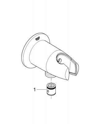 Подключение Grohe Movario (28406000) для душевого шланга