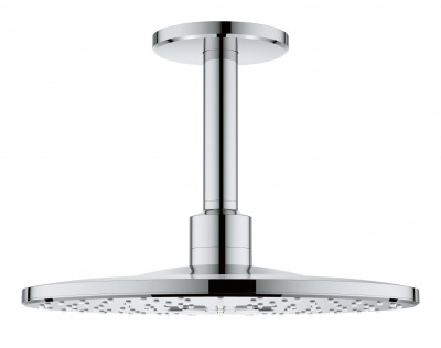 Верхний душ с потолочным кронштейном Grohe Rainshower 310 SmartActive (26477000) круглый, диаметр 310 мм, для механизма 26483/26484, хром