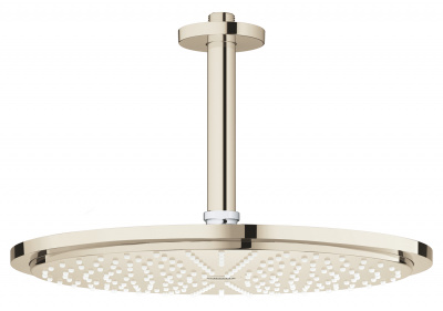 Верхний душ с потолочным кронштейном Grohe Rainshower Cosmopolitan 310 (26067BE0) круглый, диаметр 310 мм, никель, глянцевый
