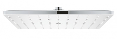 Верхний душ Grohe Rainshower 310 Mono Cube (26568LS0) 310х310 мм, 1 режим струи, ограничитель расхода воды 9,5 л/мин, белый