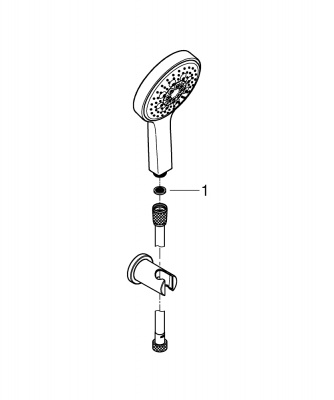 Душевой набор Grohe Power&Soul Cosmopolitan (26174000) четырехрежимный душ, шланг 150 см, хром