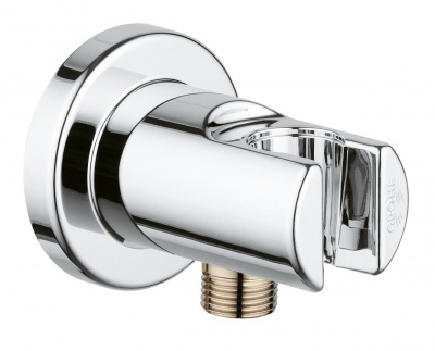 Подключение для душевого шланга Grohe Relexa (28629000) с держателем для душа, хром