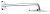 Верхний душ Grohe Rainshower Veris 300x150 (26170000) овальный 300х150 мм, с настенным душевым кронштейном 422 мм, хром