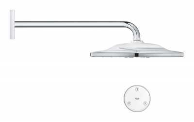 Rainshower SmartConnect 310 Cube Верхний душ с душевым кронштейном 422 мм, 2 режима струи