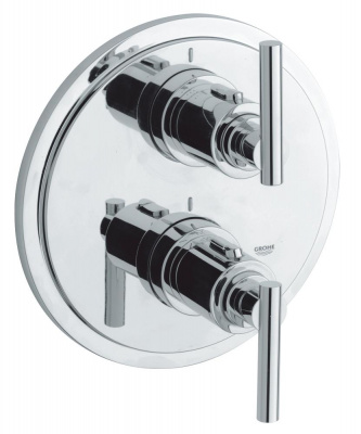 Смеситель-термостат Grohe Atrio (19399000) для ванны, скрытого монтажа, комплект верхней монтажной части (для Grohe Rapido T 35500)