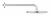 Верхний душ Grohe Tempesta 250 (26668000) с кронштейном 38 см., хром/белый