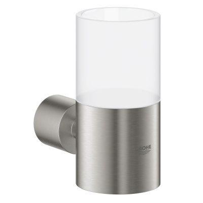Стакан Grohe Atrio new (40254003) стеклянный, для держателя 40304, белый