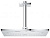 Верхний душ Grohe Rainshower F-Series 10" (26061000) верхний душ с потолочным душевым кронштейном 142 мм, хром