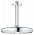 Верхний душ с потолочным кронштейном Grohe Tempesta 210 (26414000) круглый, диаметр 210 мм, держатель 142 мм, ограничитель расхода воды 9,5 л/мин, хром